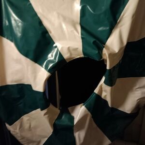 Green and cream color floating for the pool or lake